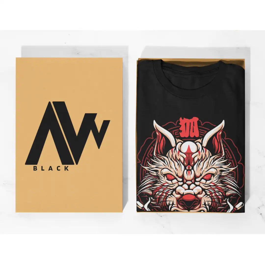 Fierce Wolf Sai T-Shirt | Multi-Fit Premium 180 GSM | S-7XL
