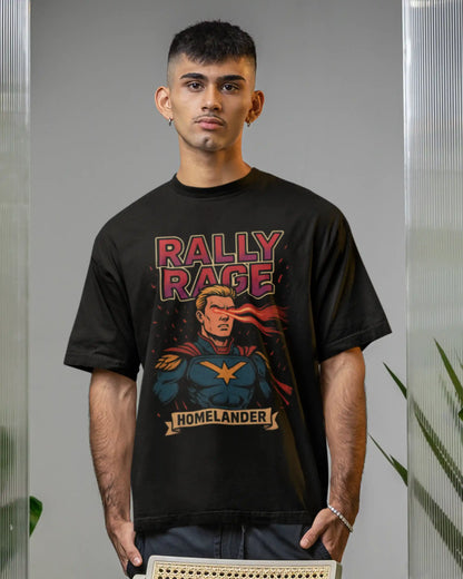 Homelander Rally Rage The Boys T-Shirt | Multi-Fit Premium 180 GSM | S-7XL