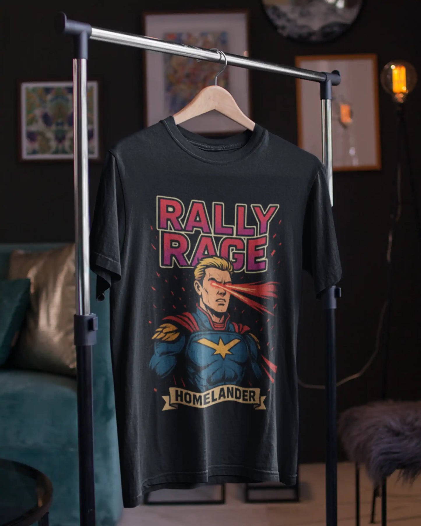 Homelander Rally Rage The Boys T-Shirt | Multi-Fit Premium 180 GSM | S-7XL