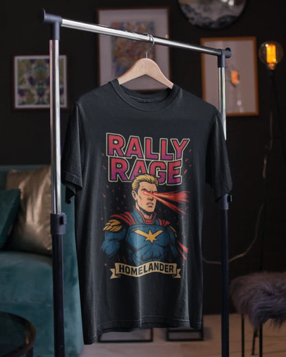 Homelander Rally Rage The Boys T-Shirt | Multi-Fit Premium 180 GSM | S-7XL