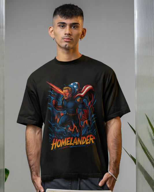 Homelander The Boys Superhero T-Shirt | Multi-Fit Premium 180 GSM | S-7XL