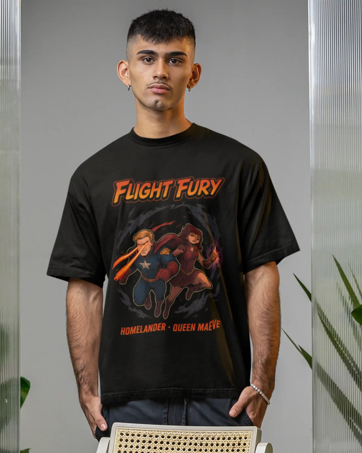 Homelander & Queen Maeve The Boys T-Shirt | Multi-Fit Premium 180 GSM | S-7XL