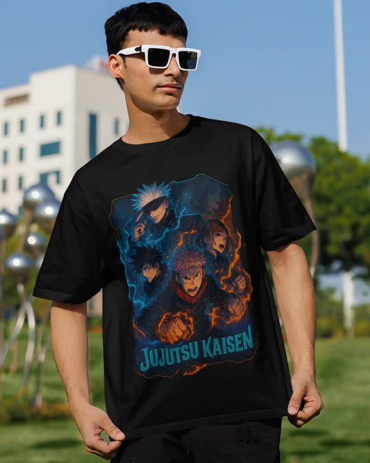 Jujutsu Kaisen Main Characters T-Shirt | Multi-Fit Premium 180 GSM | S-7XL