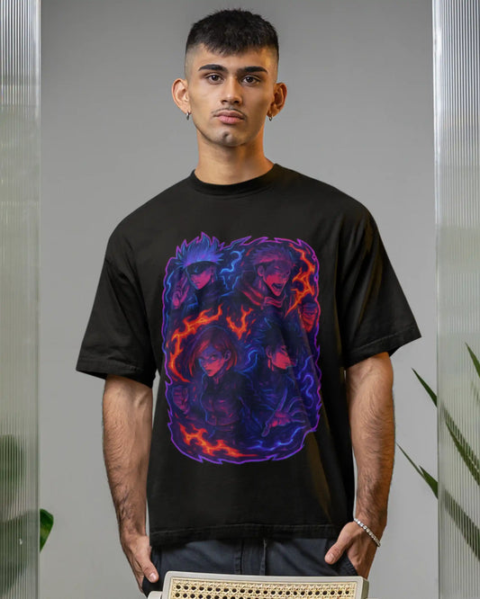 Jujutsu Kaisen Main Sorcerers T-Shirt | Multi-Fit Premium 180 GSM | S-7XL