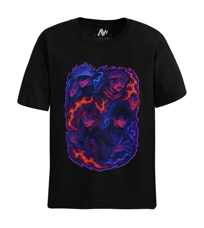 Jujutsu Kaisen Main Sorcerers T-Shirt | Multi-Fit Premium 180 GSM | S-7XL