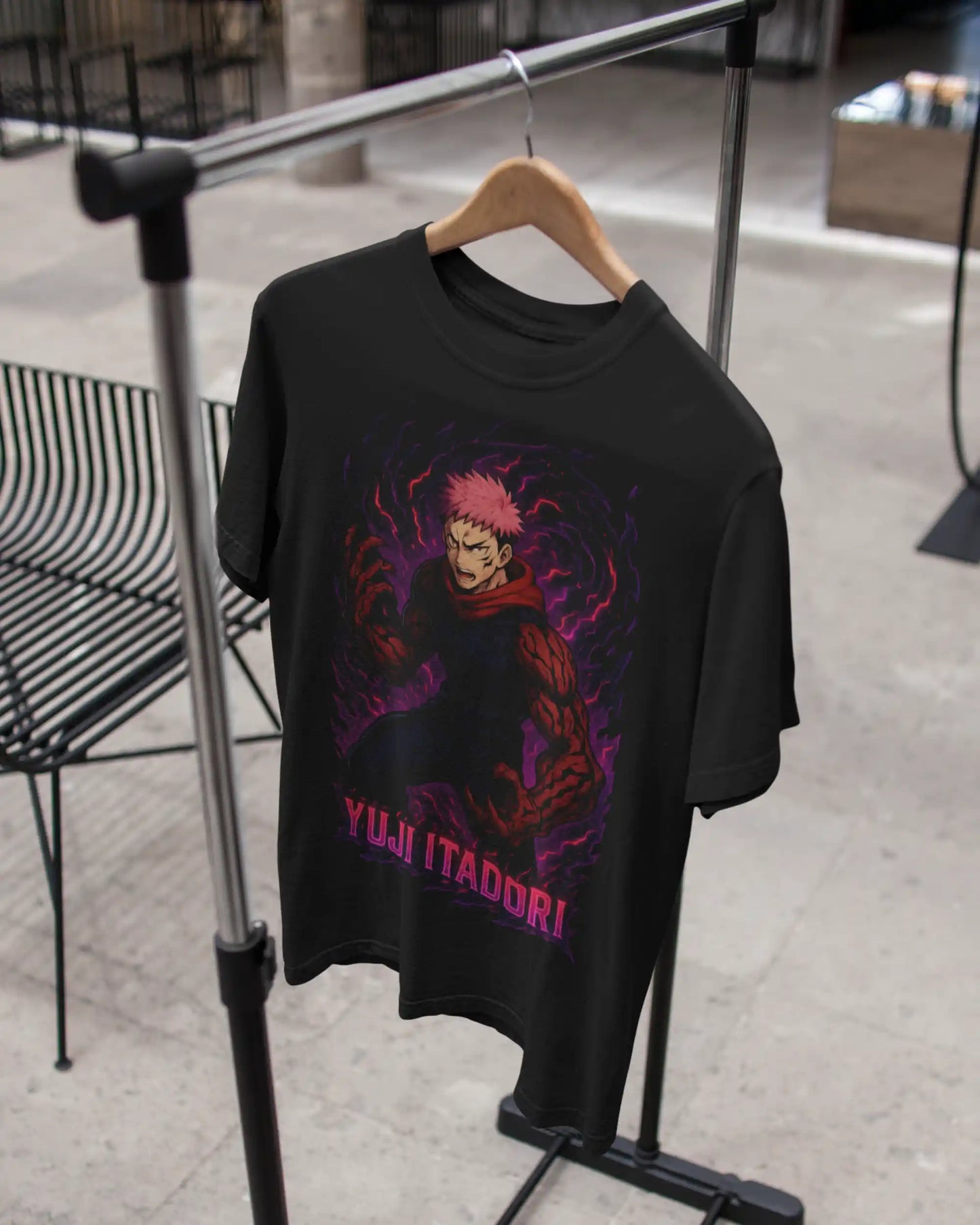 AWBlack jujutsu-kaisen-yuji-itadori-sukuna-arm-tshirt