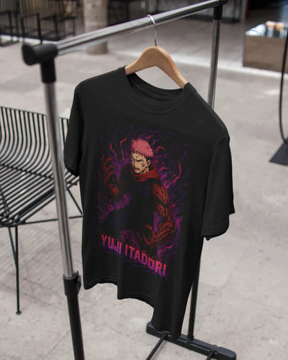 AWBlack jujutsu-kaisen-yuji-itadori-sukuna-arm-tshirt