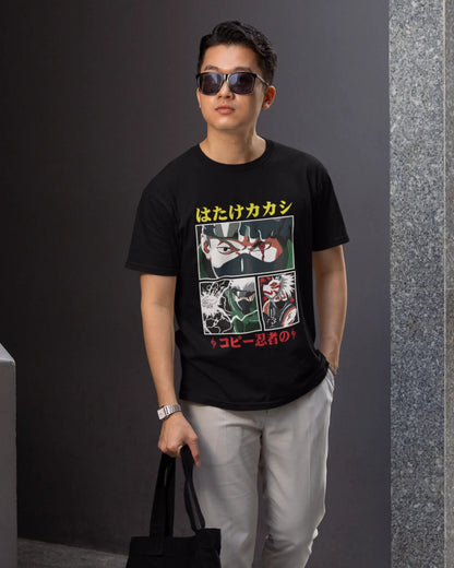 Kakashi Sharingan T-Shirt | Multi-Fit Premium 180 GSM | S-7XL