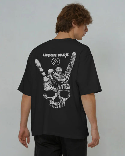 Linkin Park Oversize T-Shirt 240 GSM – Iconic Music Legends Tee