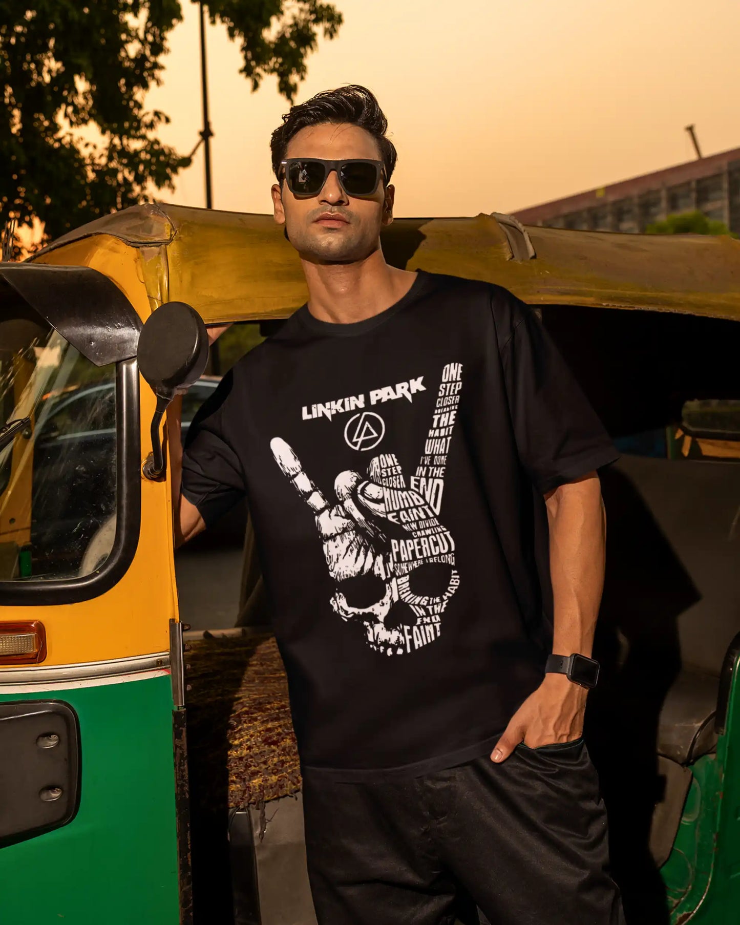 Linkin Park Rock Music Band T-Shirt – Iconic Skully Legends Tee (Regular & Oversize)