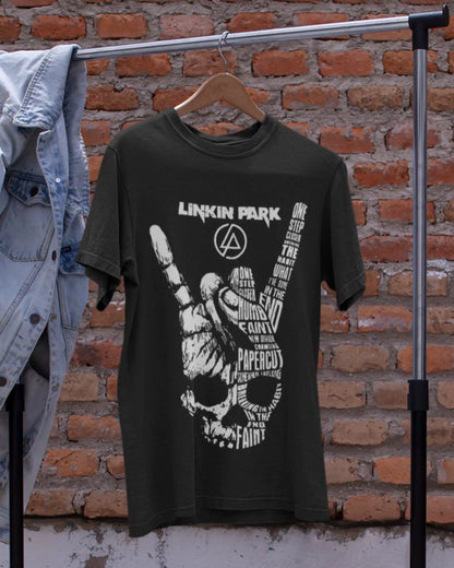 Linkin Park Rock Music Band T-Shirt – Iconic Skully Legends Tee (Regular & Oversize)