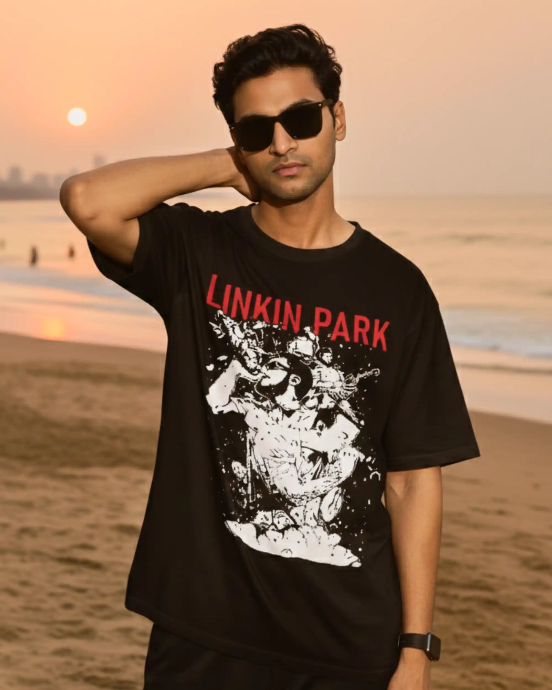Linkin Park Plus-Size Rock Band T-Shirt S–7XL | AWBlack India