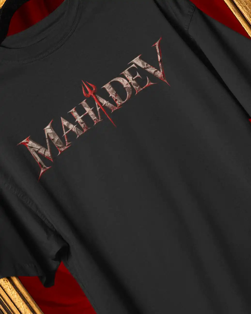 🔥🛕 Lord Shiva Mahadev Plus-Size T-Shirt – Mythology Graphic Tee | 180 GSM Cotton S–7XL | AWBlack
