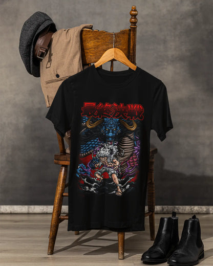 Luffy Dragon Fury T-Shirt | Multi-Fit Premium 180 GSM | S-7XL