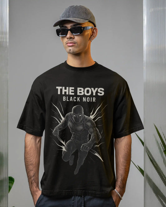 Muted Black Noir The Boys T-Shirt | Multi-Fit Premium 180 GSM | S-7XL