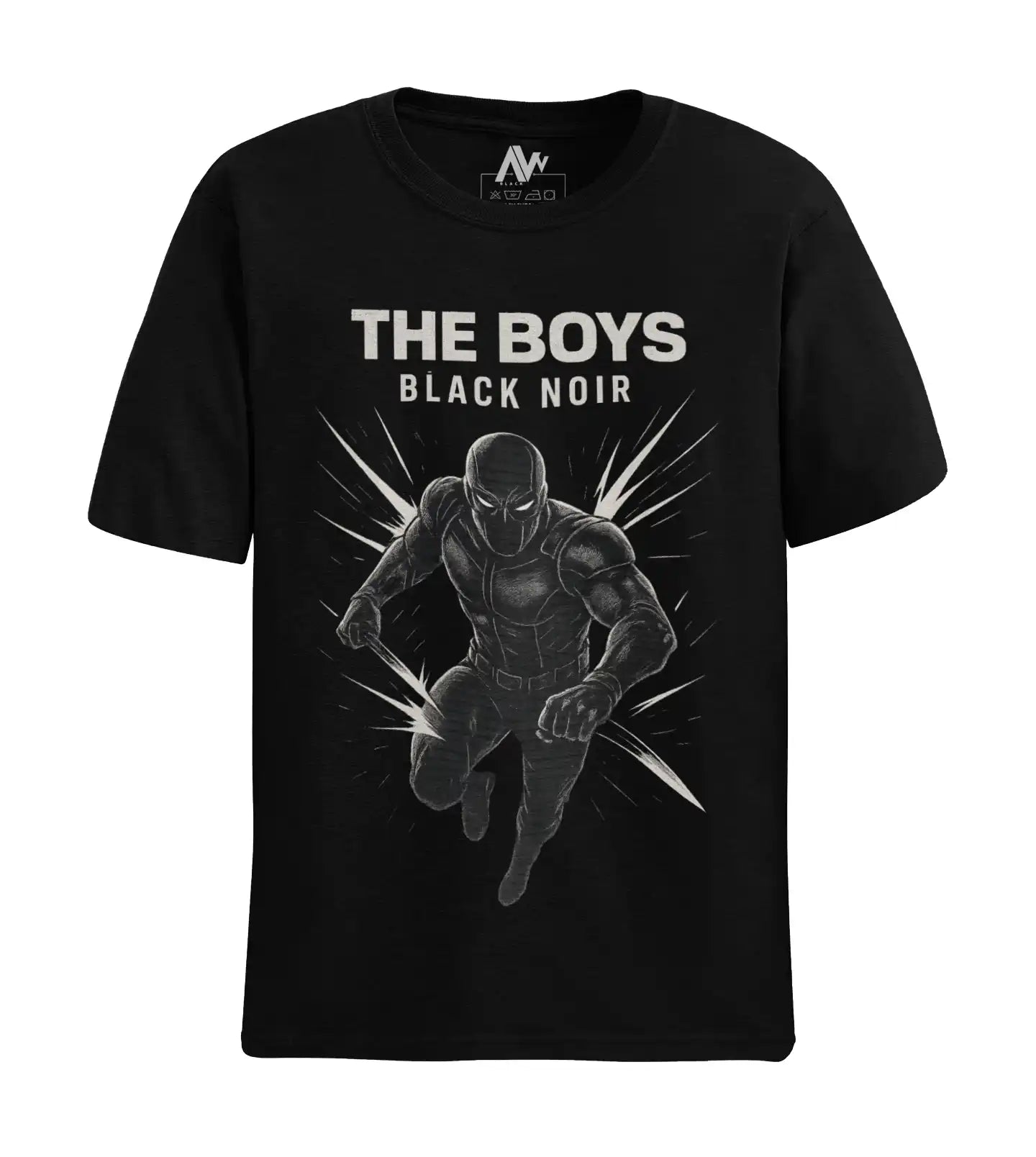 Muted Black Noir The Boys T-Shirt | Multi-Fit Premium 180 GSM | S-7XL