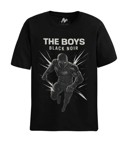 Muted Black Noir The Boys T-Shirt | Multi-Fit Premium 180 GSM | S-7XL