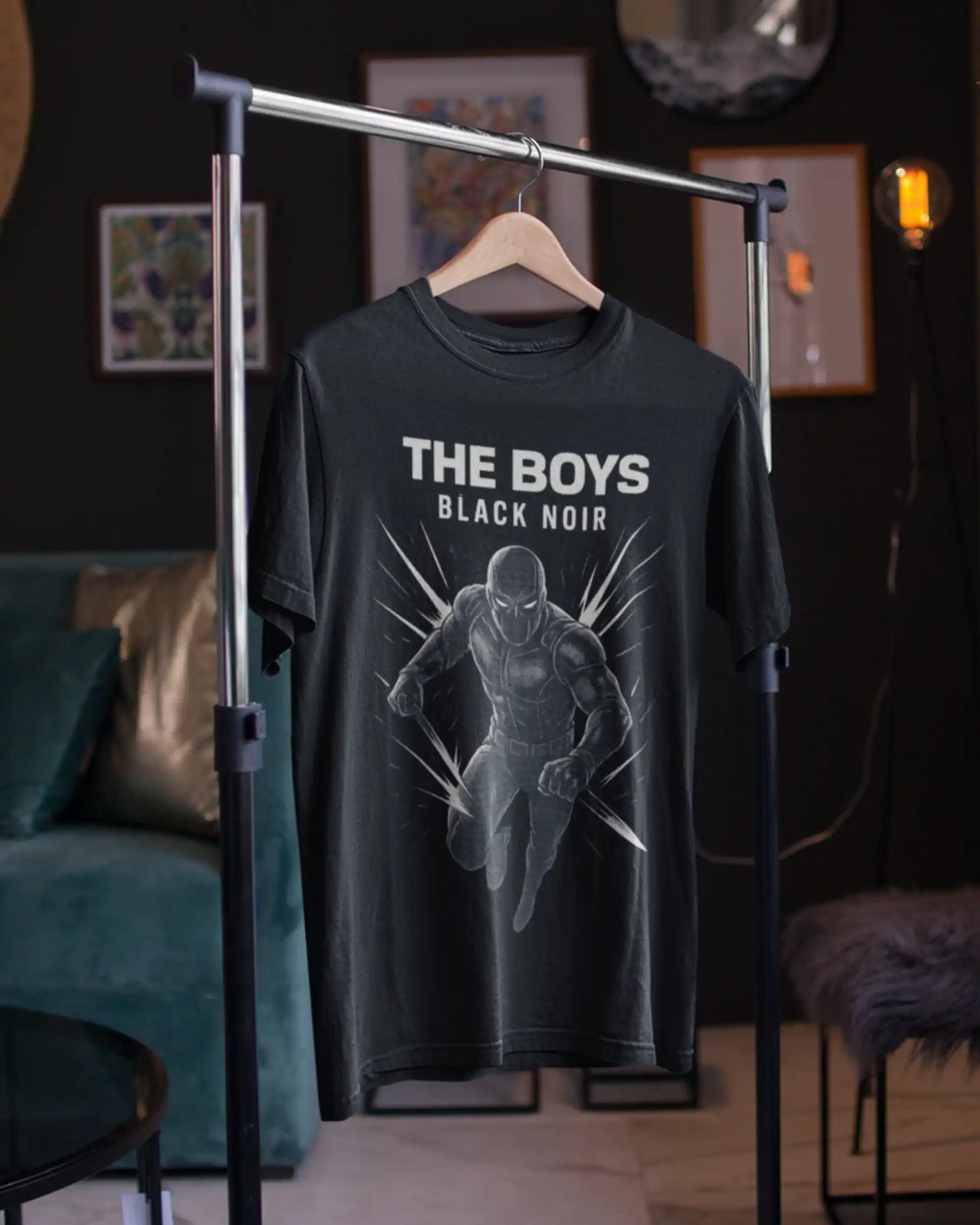 Muted Black Noir The Boys T-Shirt | Multi-Fit Premium 180 GSM | S-7XL