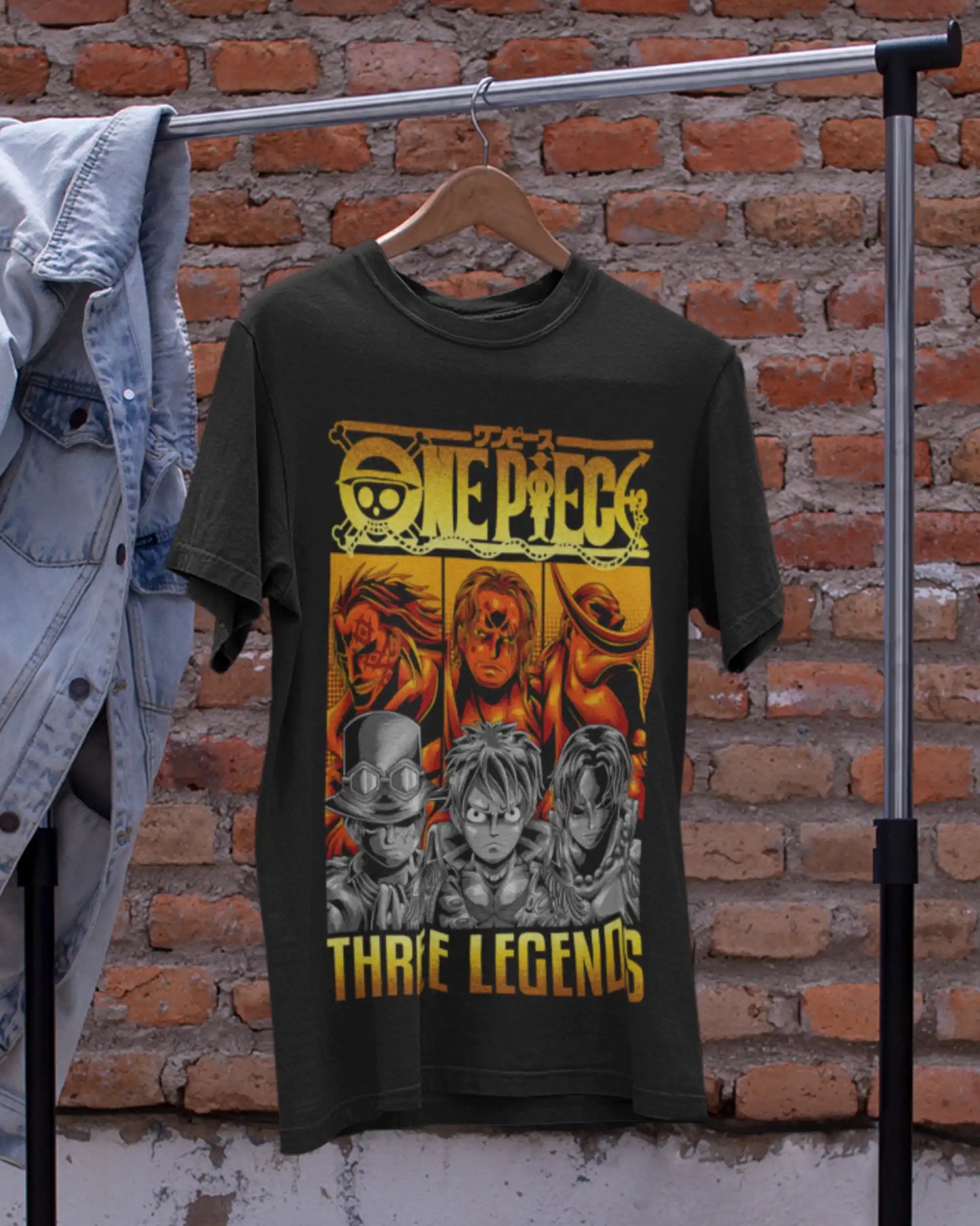 One Piece Three Legends T-Shirt | Multi-Fit Premium 180 GSM | S-7XL