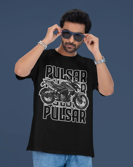 Pulsar NS 200 Motorcycle Bike T-Shirt  | Multi-Fit Premium 180 GSM | S-7XL