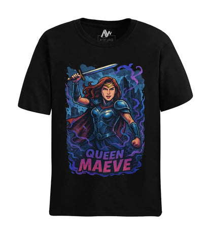 AWBlack queen-maeve-the-boys-tshirt