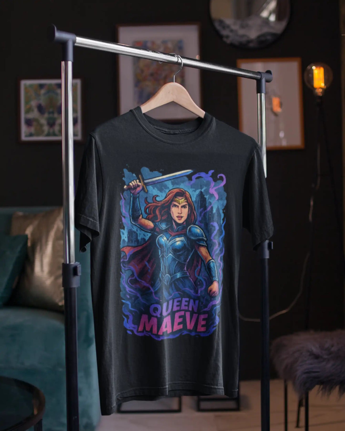 AWBlack queen-maeve-the-boys-tshirt