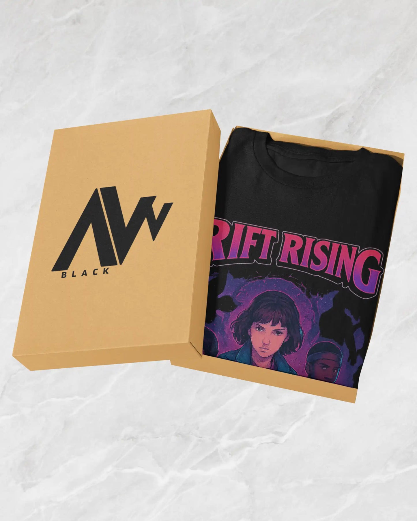 Rift Rising Stranger Things Hawkins Crew T-Shirt | Multi-Fit Premium 180 GSM | S-7XL