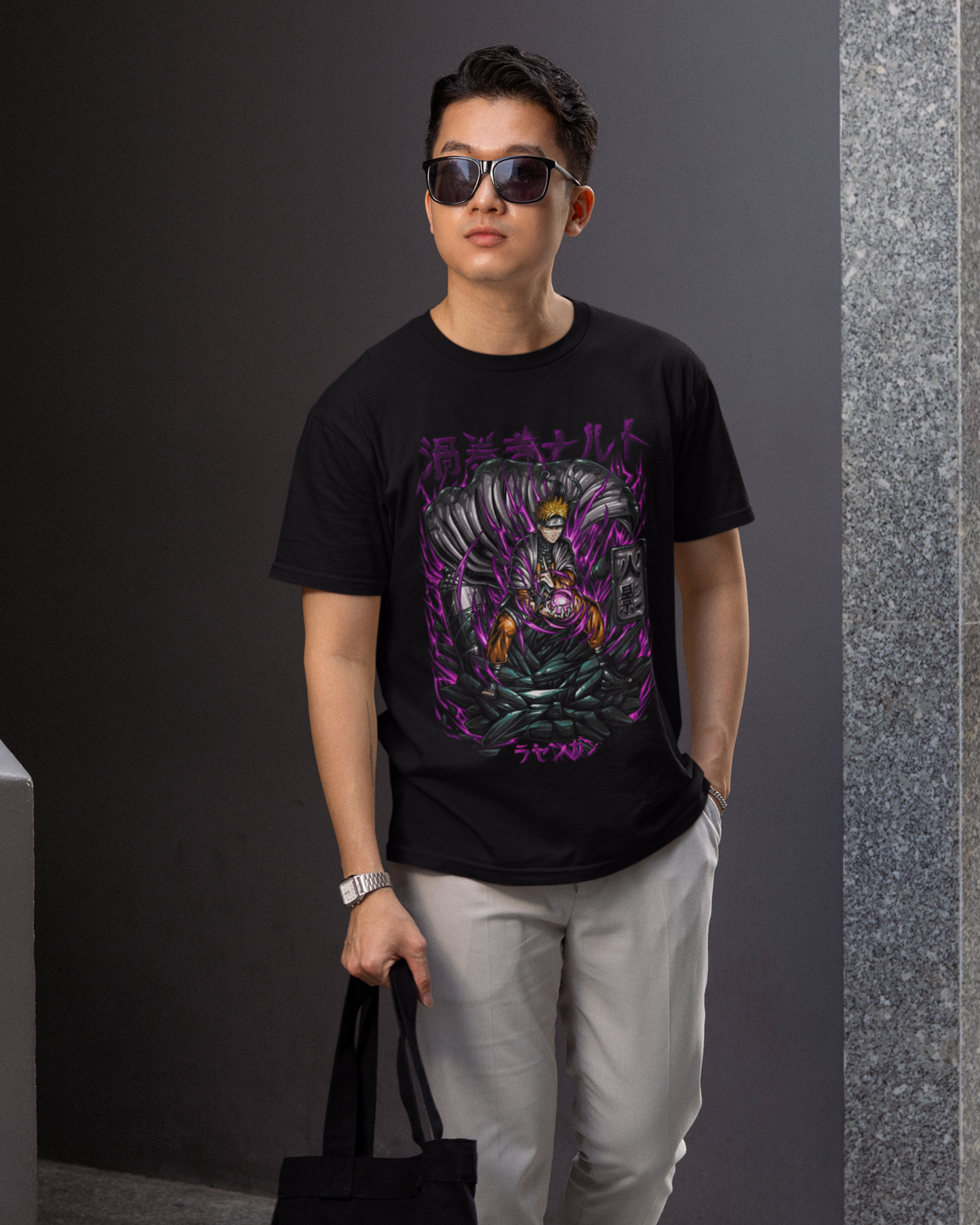 Naruto Kisame Oversize | Regular Fit | Plus Size Premium Black T-Shirt | S to 7XL