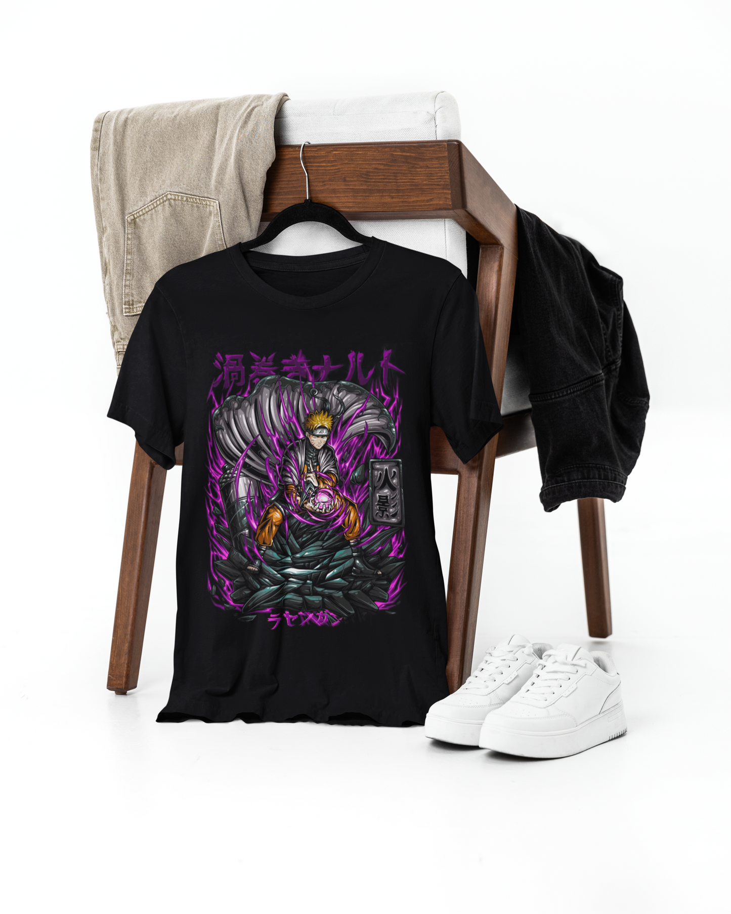 Naruto Kisame Oversize | Regular Fit | Plus Size Premium Black T-Shirt | S to 7XL