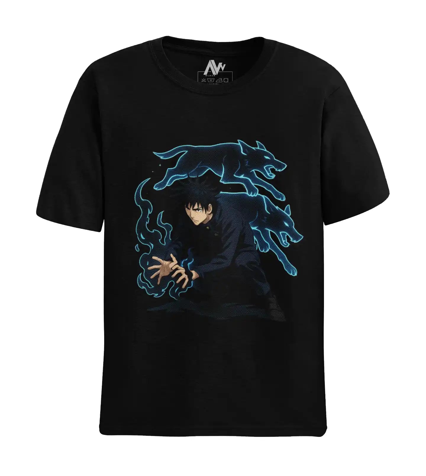 Shadow Summoner Spirit Wolves Premium Multi-Fit T-Shirt | Anime Oversize & Regular | 100% Cotton | 180 GSM | S to 7XL