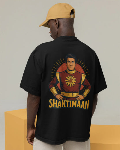 Shaktimaan Oversized T-Shirt | Front & Back Design | Premium 180 GSM