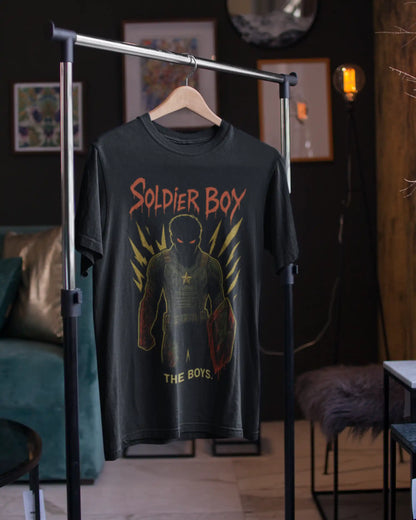 Soldier Boy Dark Mode The Boys T-Shirt | Multi-Fit Premium 180 GSM | S-7XL