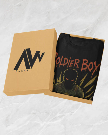 Soldier Boy Dark Mode The Boys T-Shirt | Multi-Fit Premium 180 GSM | S-7XL
