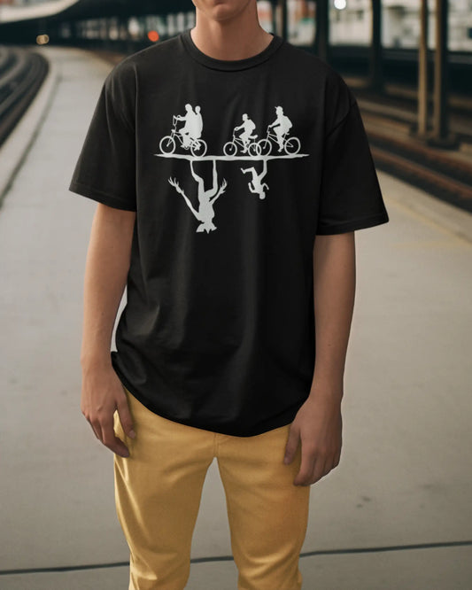 Stranger Things Upside Down T-Shirt | Multi-Fit Premium 180 GSM | S-7XL