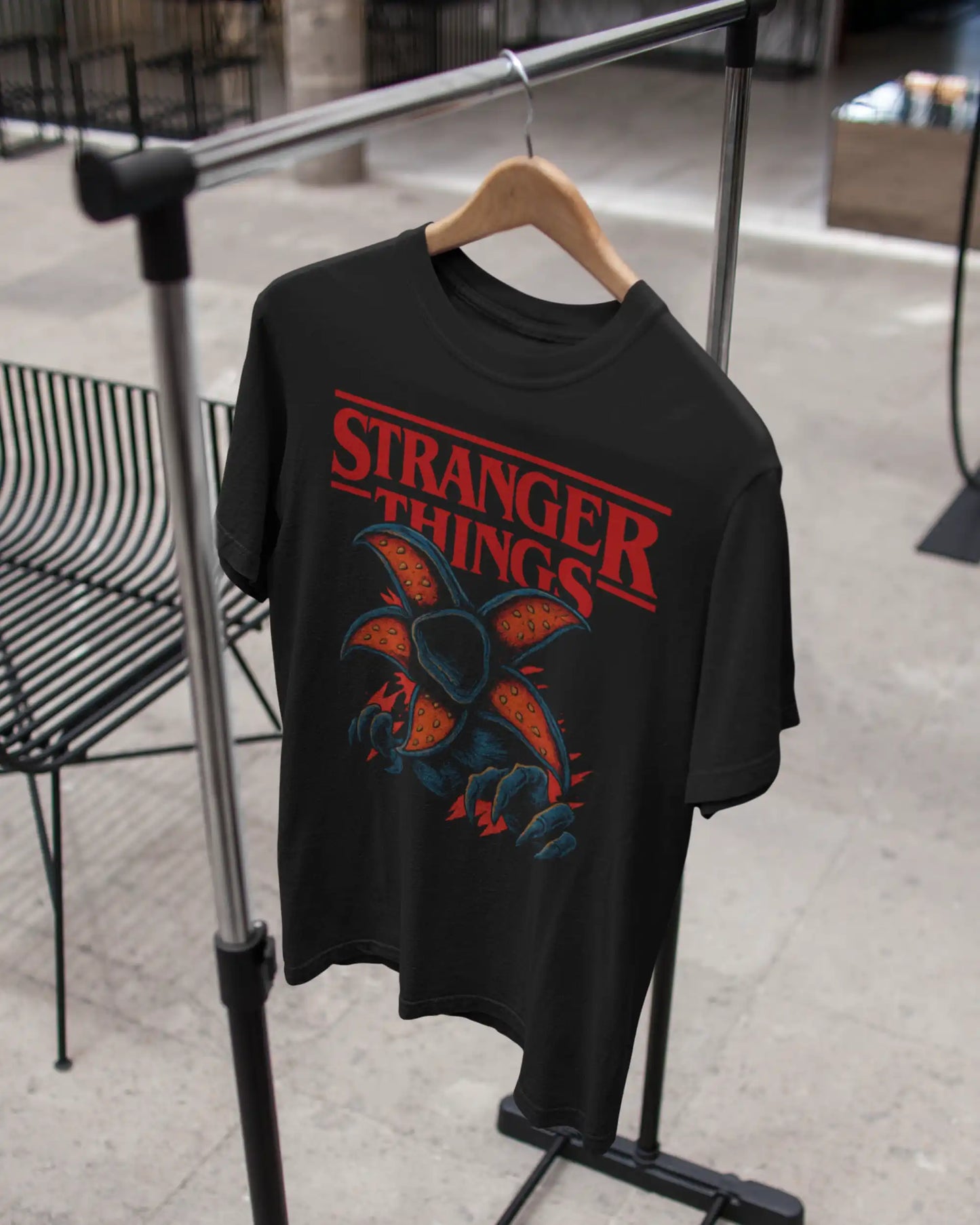 Stranger Things Demogorgon T-Shirt | Multi-Fit Premium 180 GSM | S-7XL