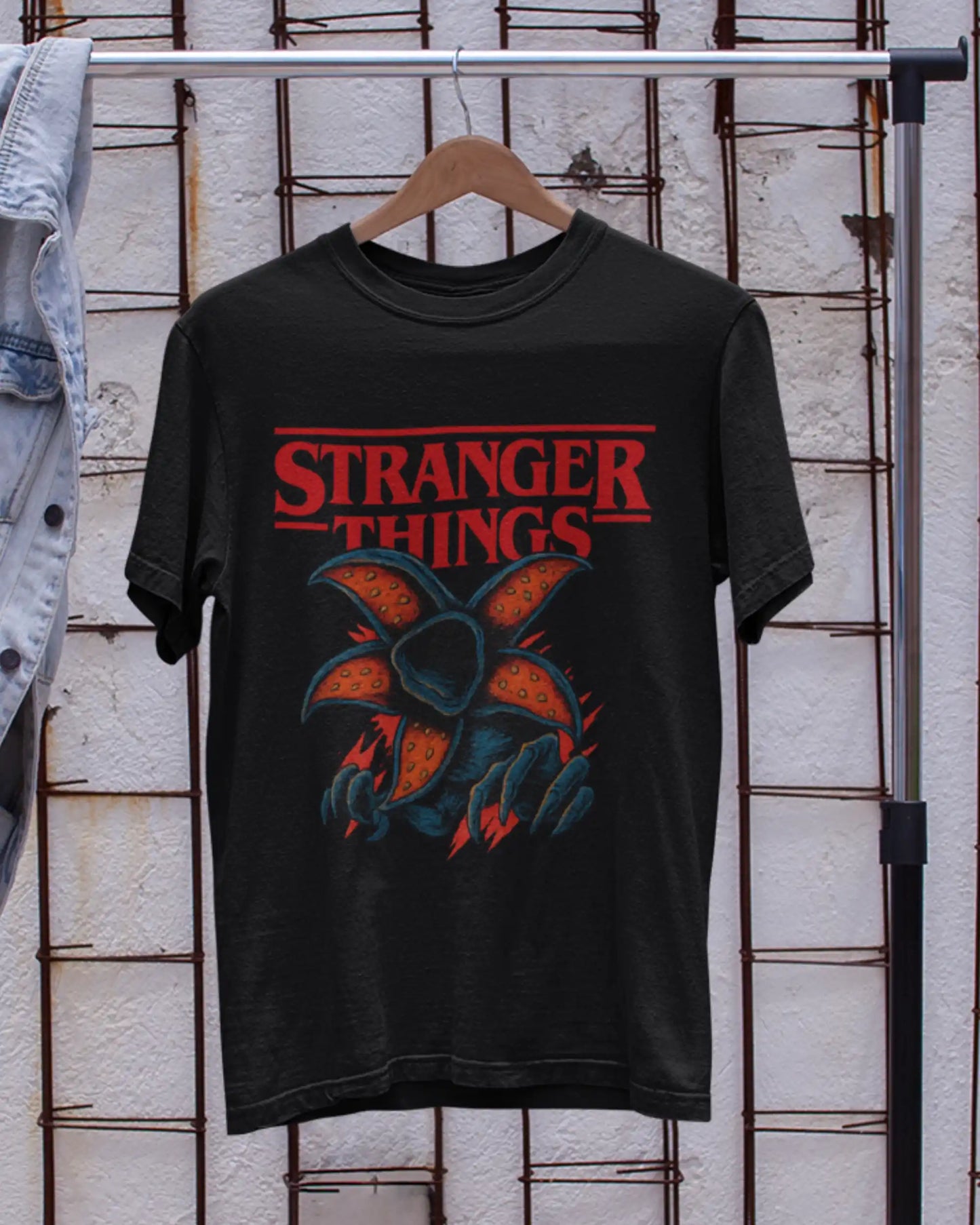 Stranger Things Demogorgon T-Shirt | Multi-Fit Premium 180 GSM | S-7XL
