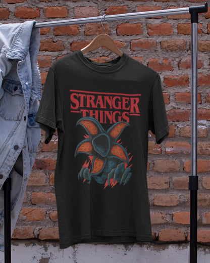 Stranger Things Demogorgon T-Shirt | Multi-Fit Premium 180 GSM | S-7XL
