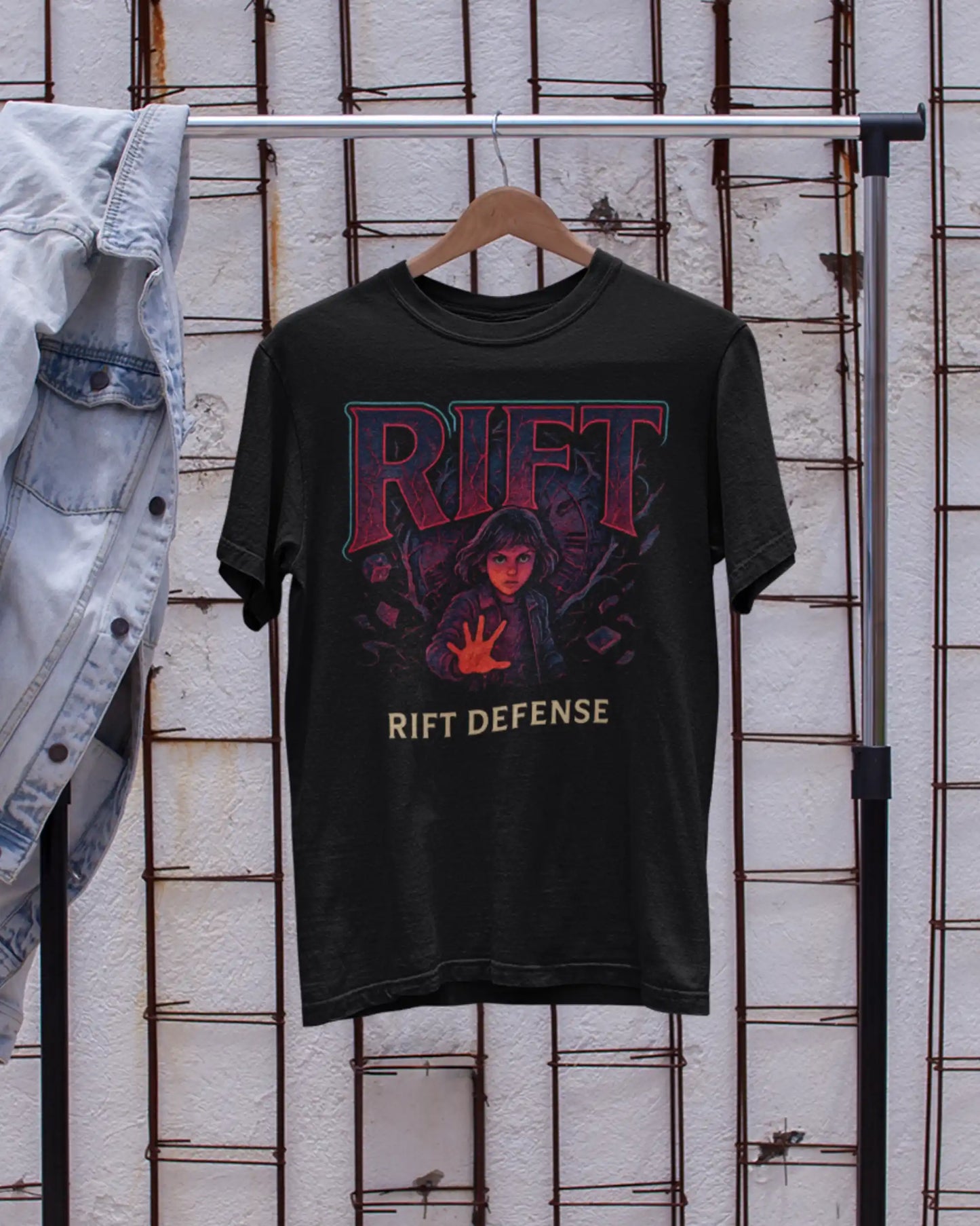Stranger Things Eleven Rift Defense T-Shirt | Multi-Fit Premium 180 GSM | S-7XL
