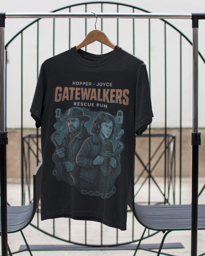 Stranger Things Gatewalkers T-Shirt | Multi-Fit Premium 180 GSM | S-7XL