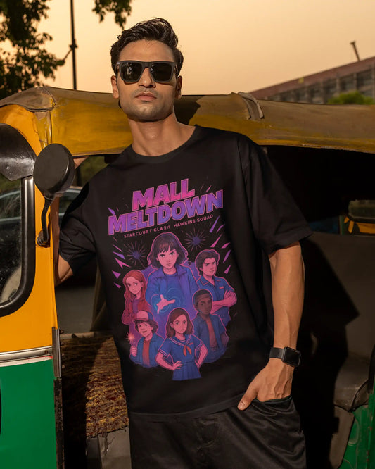 Stranger Things Hawkins Squad T-Shirt | Multi-Fit Premium 180 GSM | S-7XL