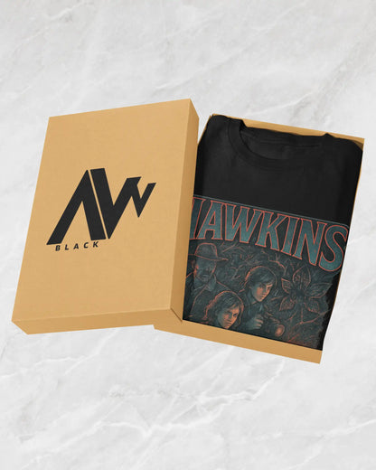 Stranger Things Hawkins Watch T-Shirt | Multi-Fit Premium 180 GSM | S-7XL