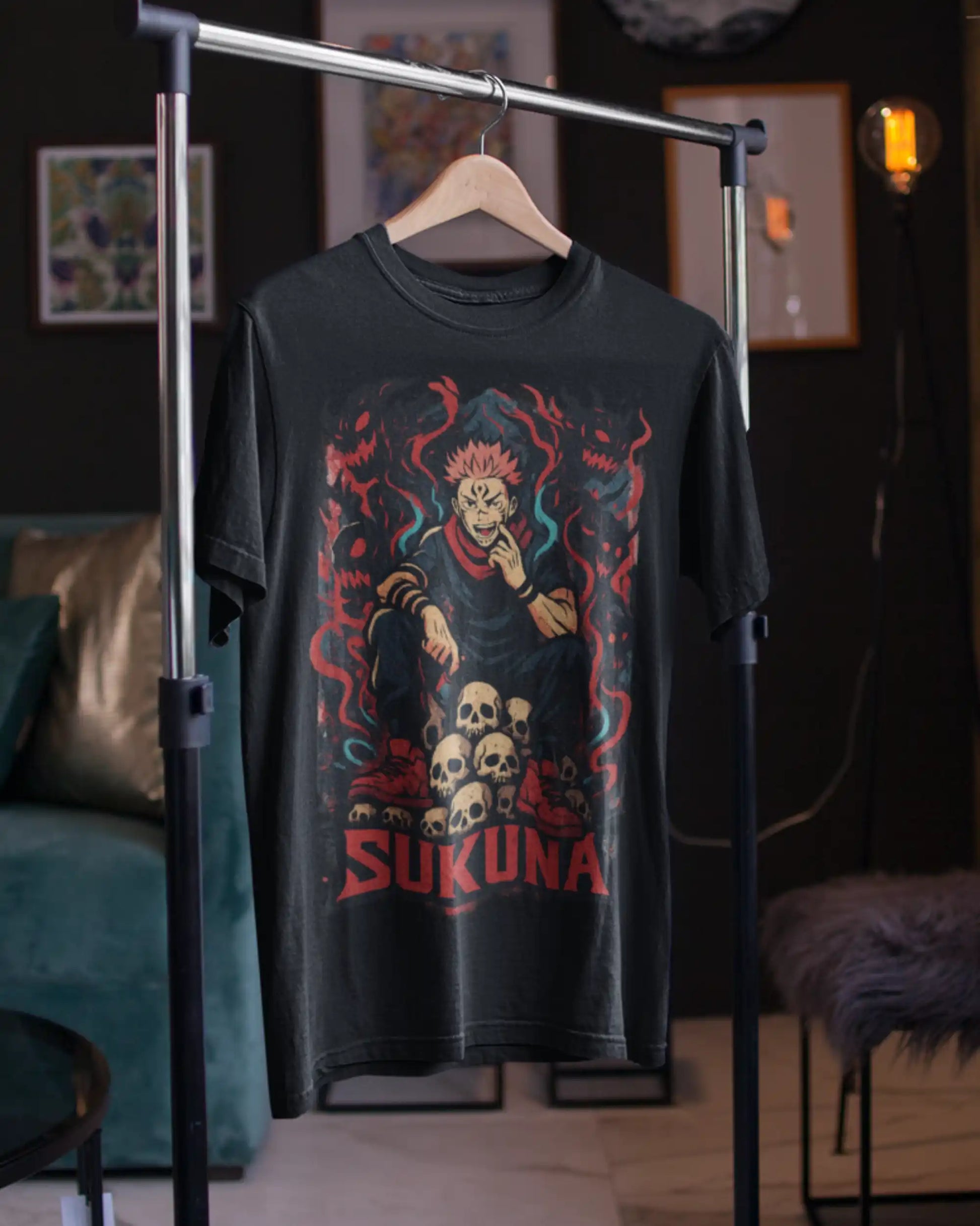 AWBlack sukuna-jujutsu-kaisen-tshirt
