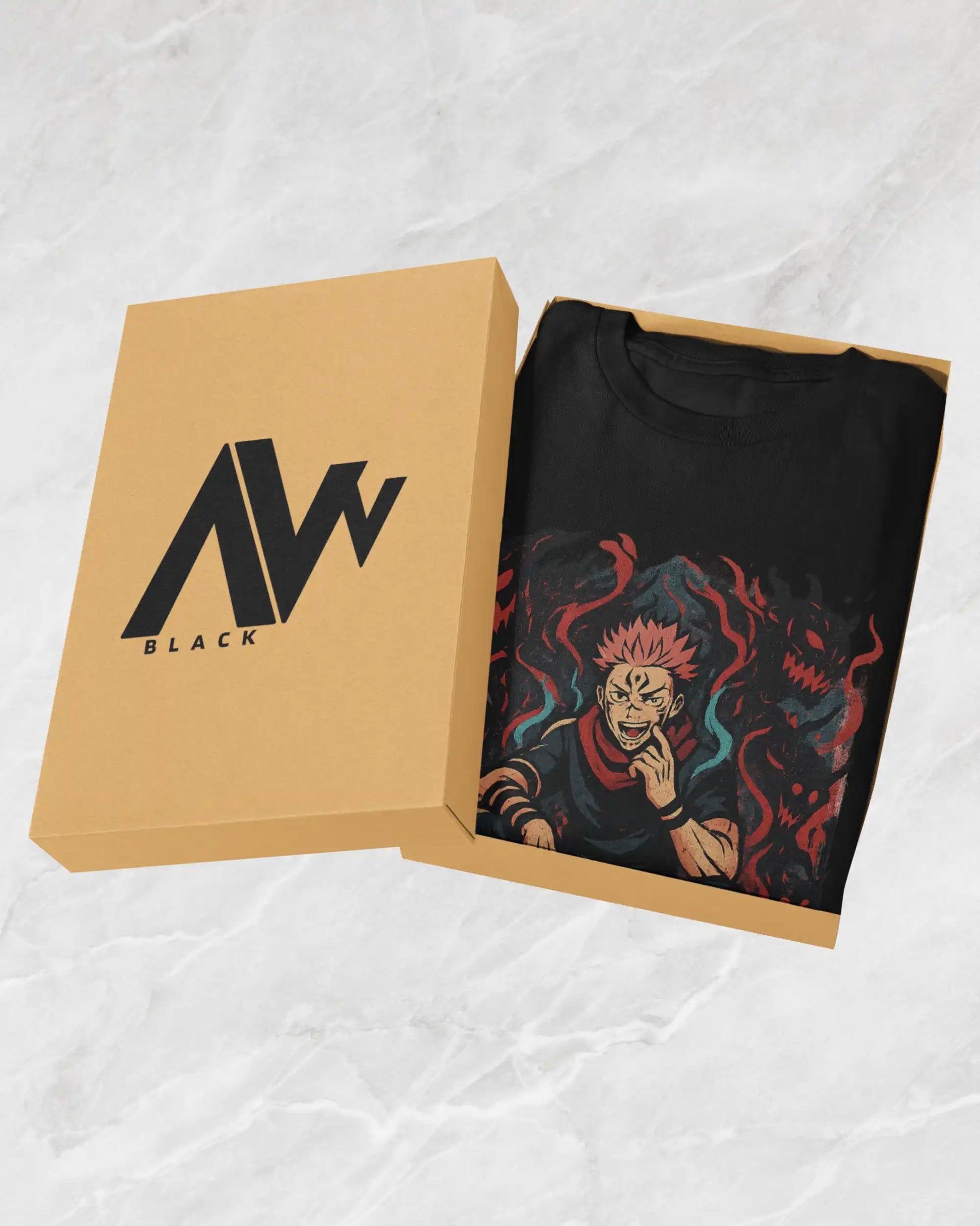 AWBlack sukuna-jujutsu-kaisen-tshirt
