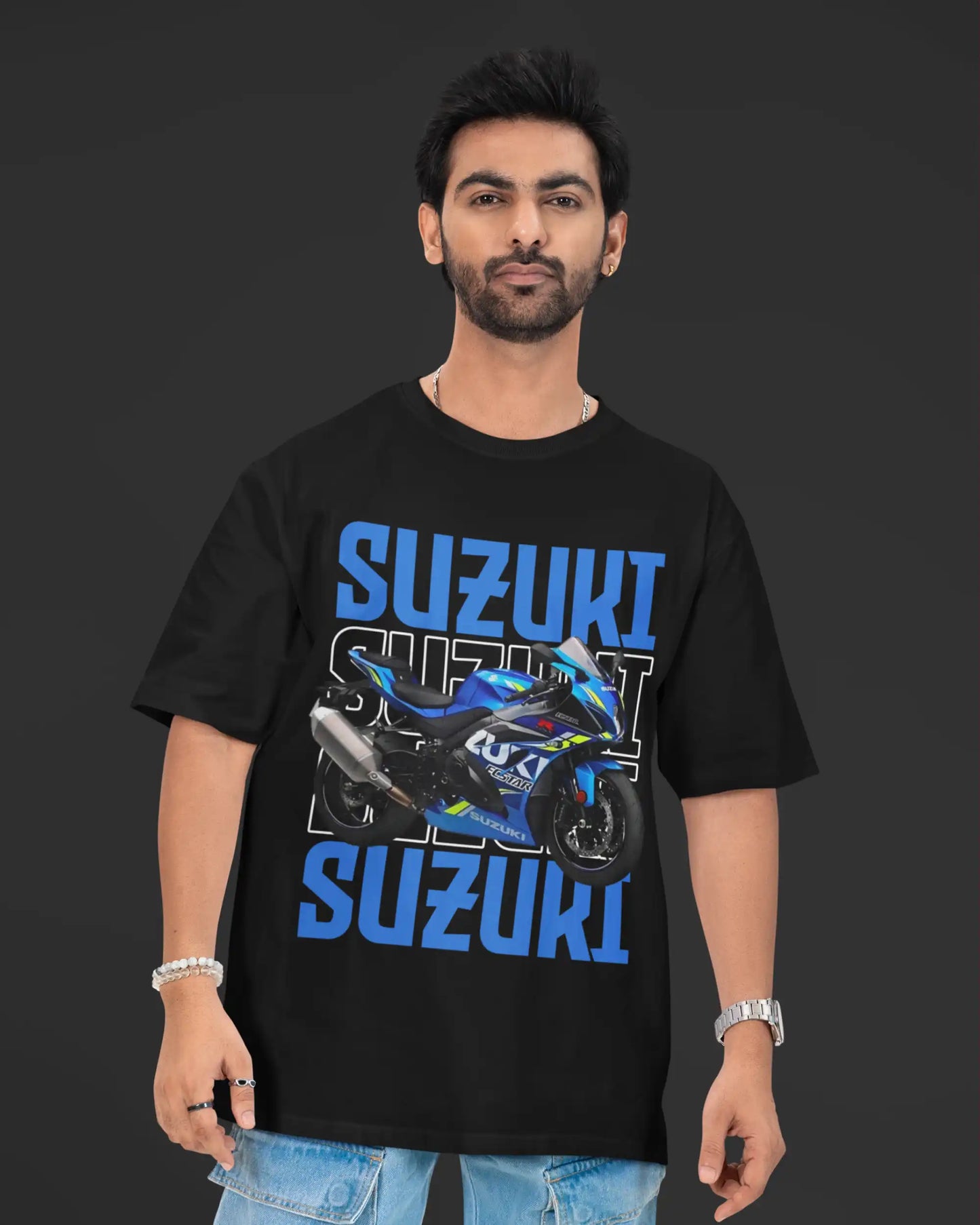 Suzuki GSX-R Motorcycle Bike T-Shirt  | Multi-Fit Premium 180 GSM | S-7XL