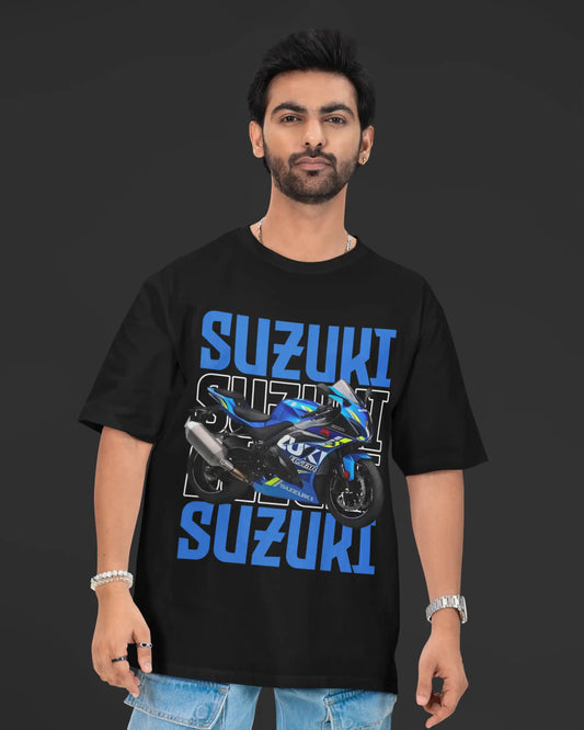 Suzuki GSX-R Motorcycle Bike T-Shirt  | Multi-Fit Premium 180 GSM | S-7XL