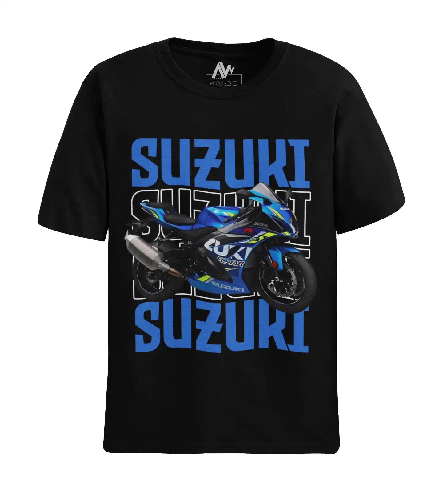 Suzuki GSX-R Motorcycle Bike T-Shirt  | Multi-Fit Premium 180 GSM | S-7XL