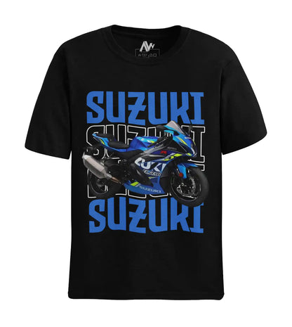 Suzuki GSX-R Motorcycle Bike T-Shirt  | Multi-Fit Premium 180 GSM | S-7XL