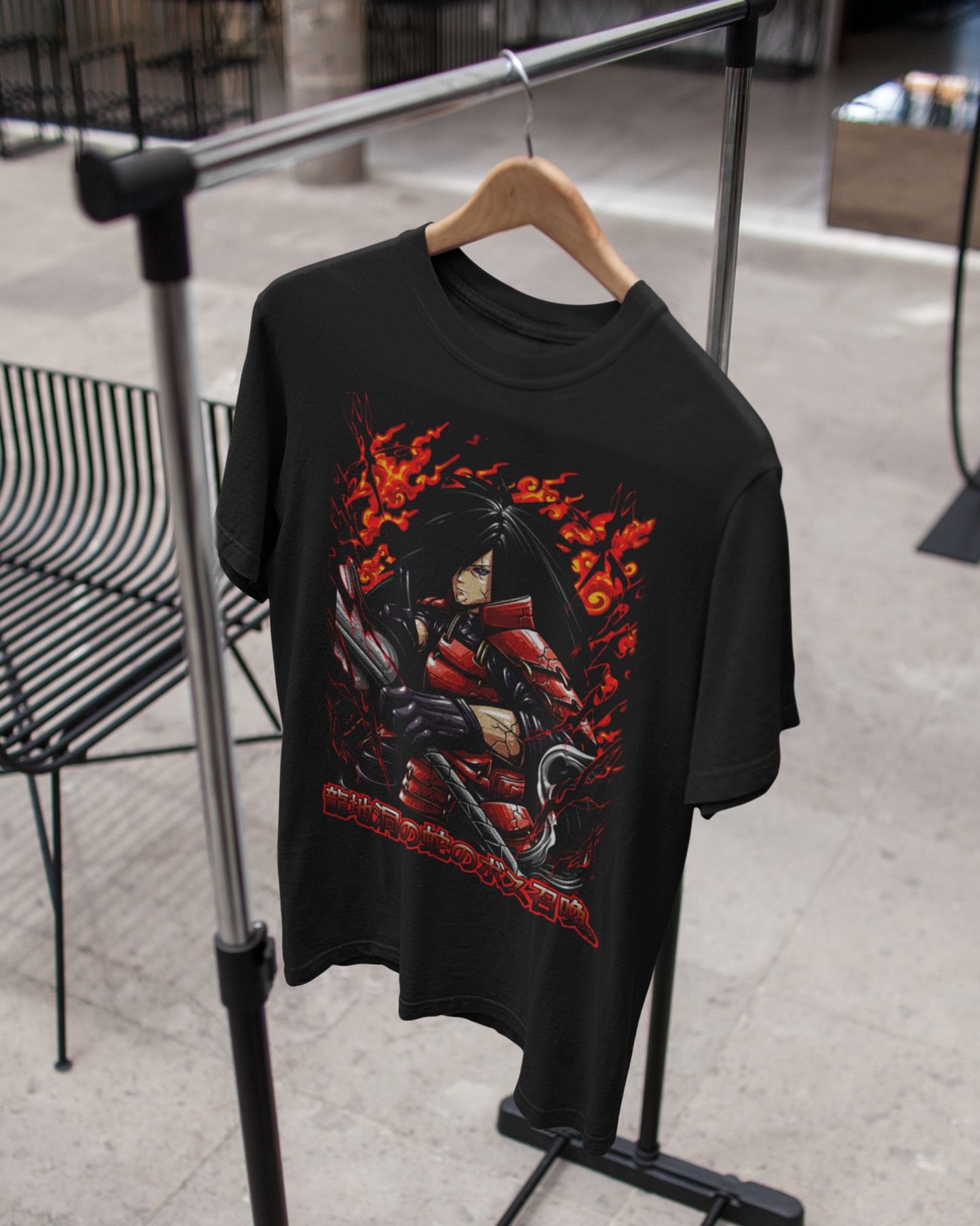 Uchiha Inferno Oversize | Regular Fit | Plus Size Premium Black T-Shirt | S to 7XL
