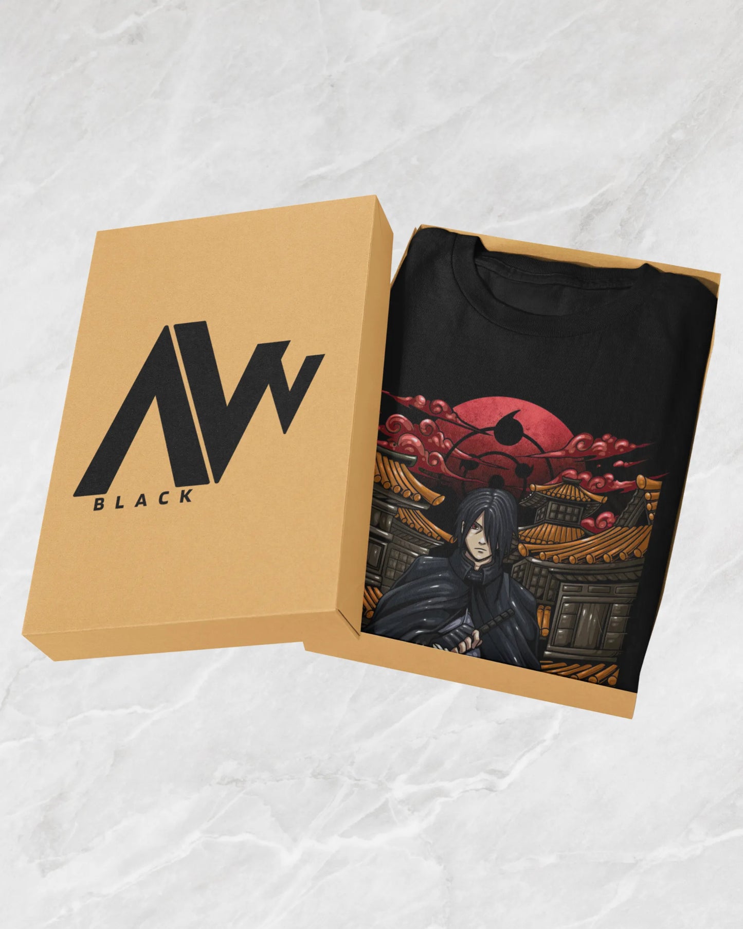 Uchiha’s Vengeance Oversize | Regular Fit | Plus Size Premium Black T-Shirt | S to 7XL