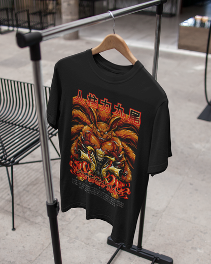 Unleashed Power Oversize | Regular Fit | Plus Size Premium Black T-Shirt | S to 7XL